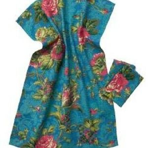 April Cornell Tea Towel Set of 2 Tea Rose NWT